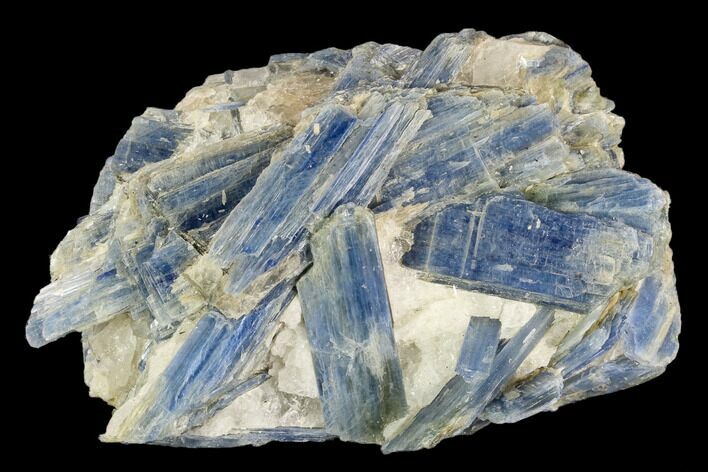 Vibrant Blue Kyanite Crystals In Quartz - Brazil #118872